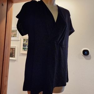 Torrid black sweater blouse